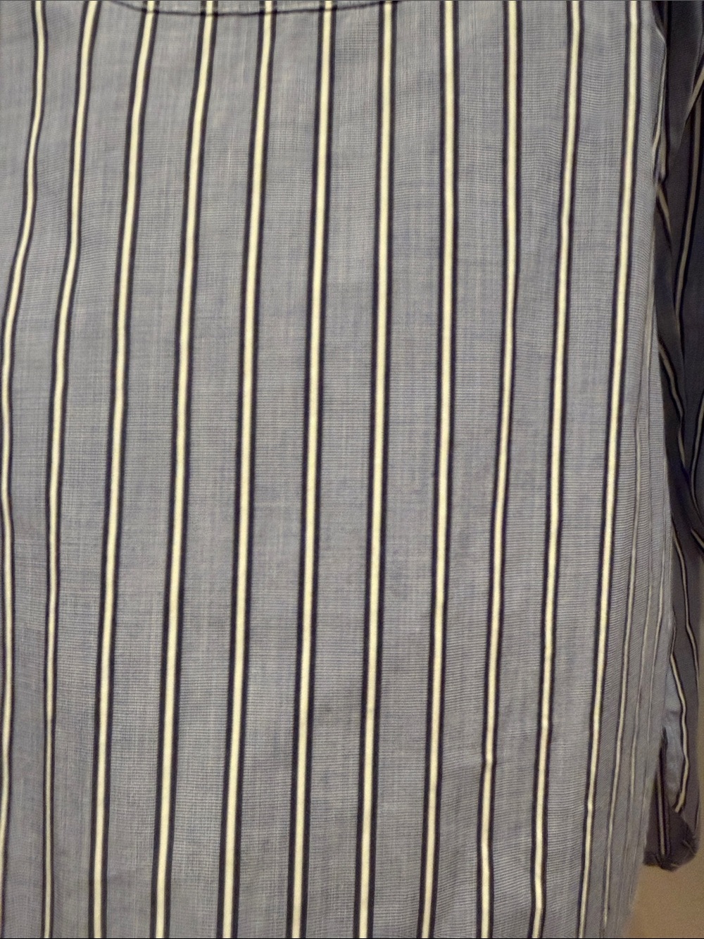Frank & Eileen sylvio Light Blue and White Striped Button-Down Shirt medium - Picture 2 of 7